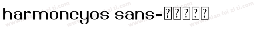 harmoneyos sans字体转换